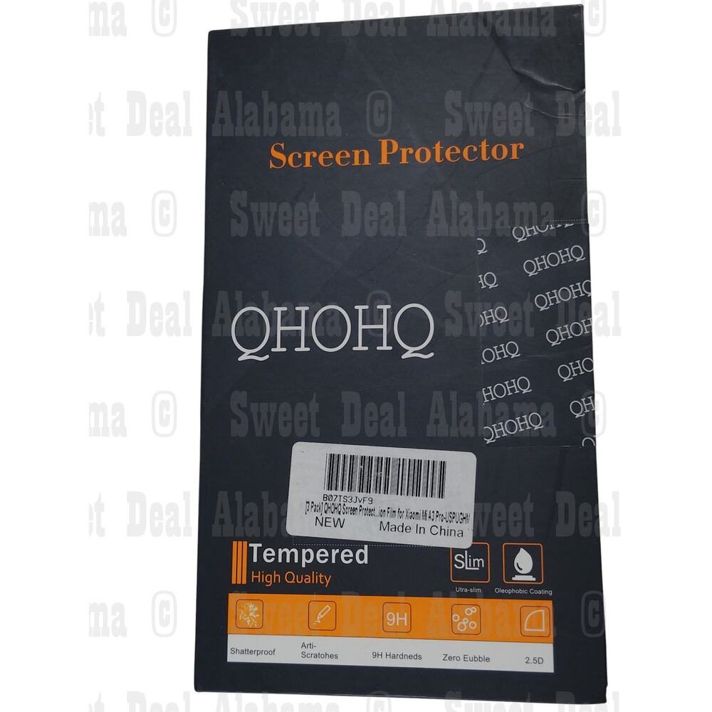 QHOHQ 9H Hardened Tempered Screen Protectors For Xiaomi Redmi A3 Pro Phone